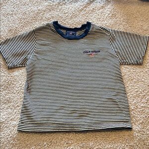 Polo Ralph Lauren Black and White Striped Tee